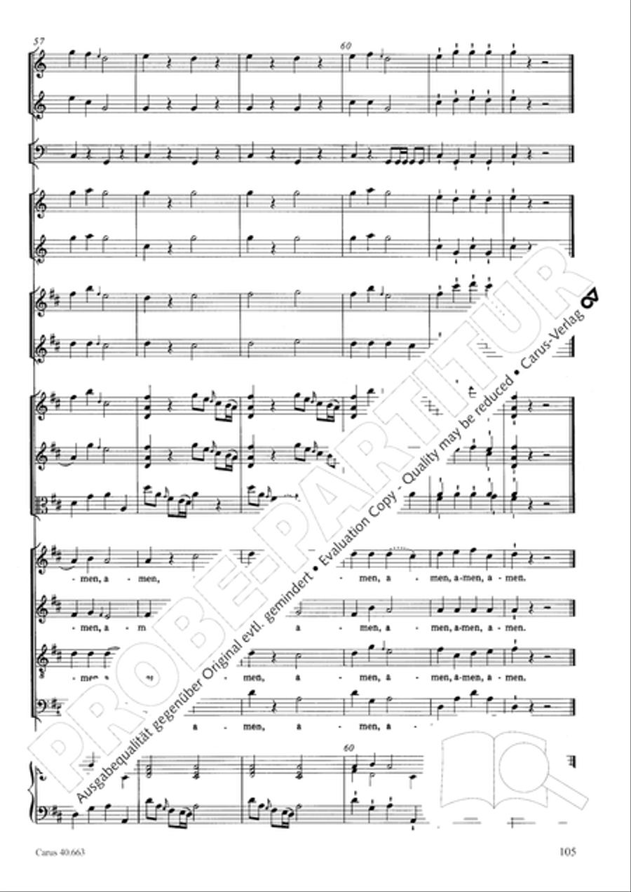 Mass in D minor (Missa in d) ATB scores gallery preview page 121
