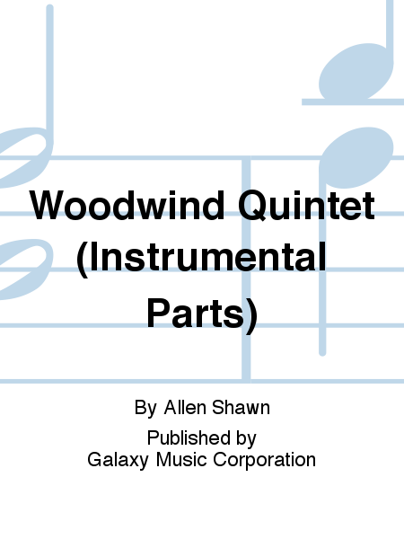 Woodwind Quintet (Instrumental Parts)