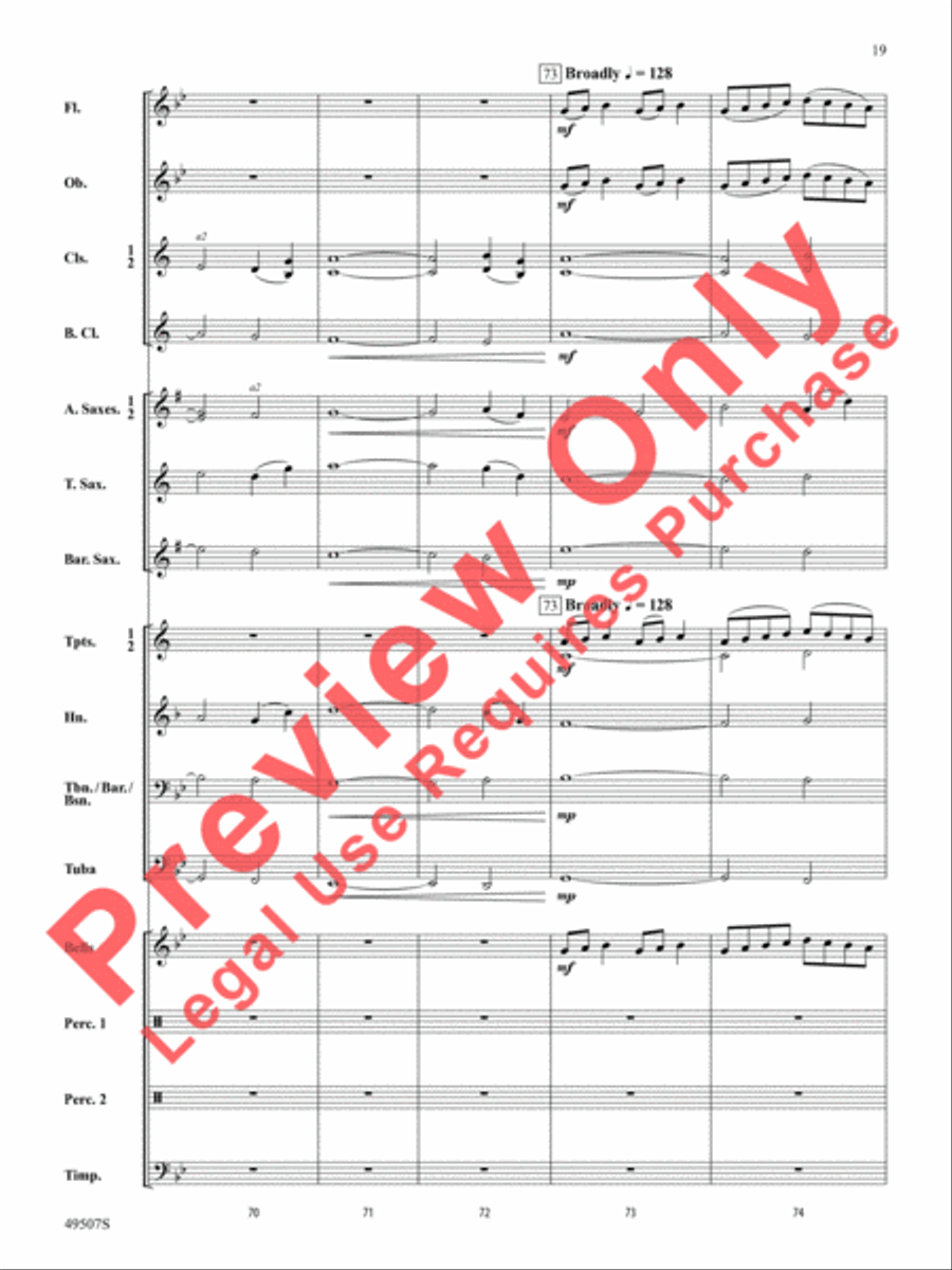 Operation Invictus Concert Band scores gallery preview page 20