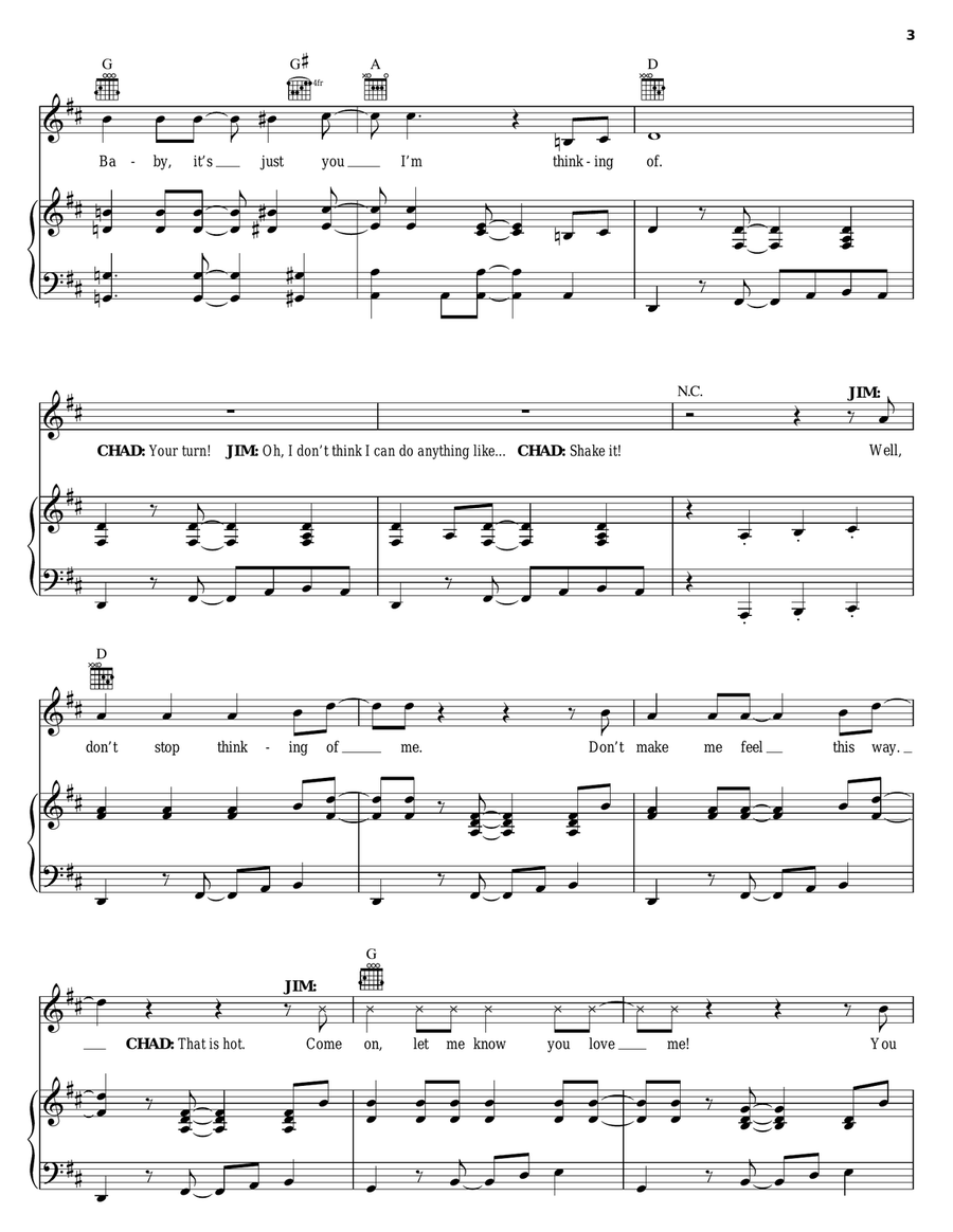 Don't Be Cruel (To A Heart That's True) Acoustic Guitar scores gallery preview page 3