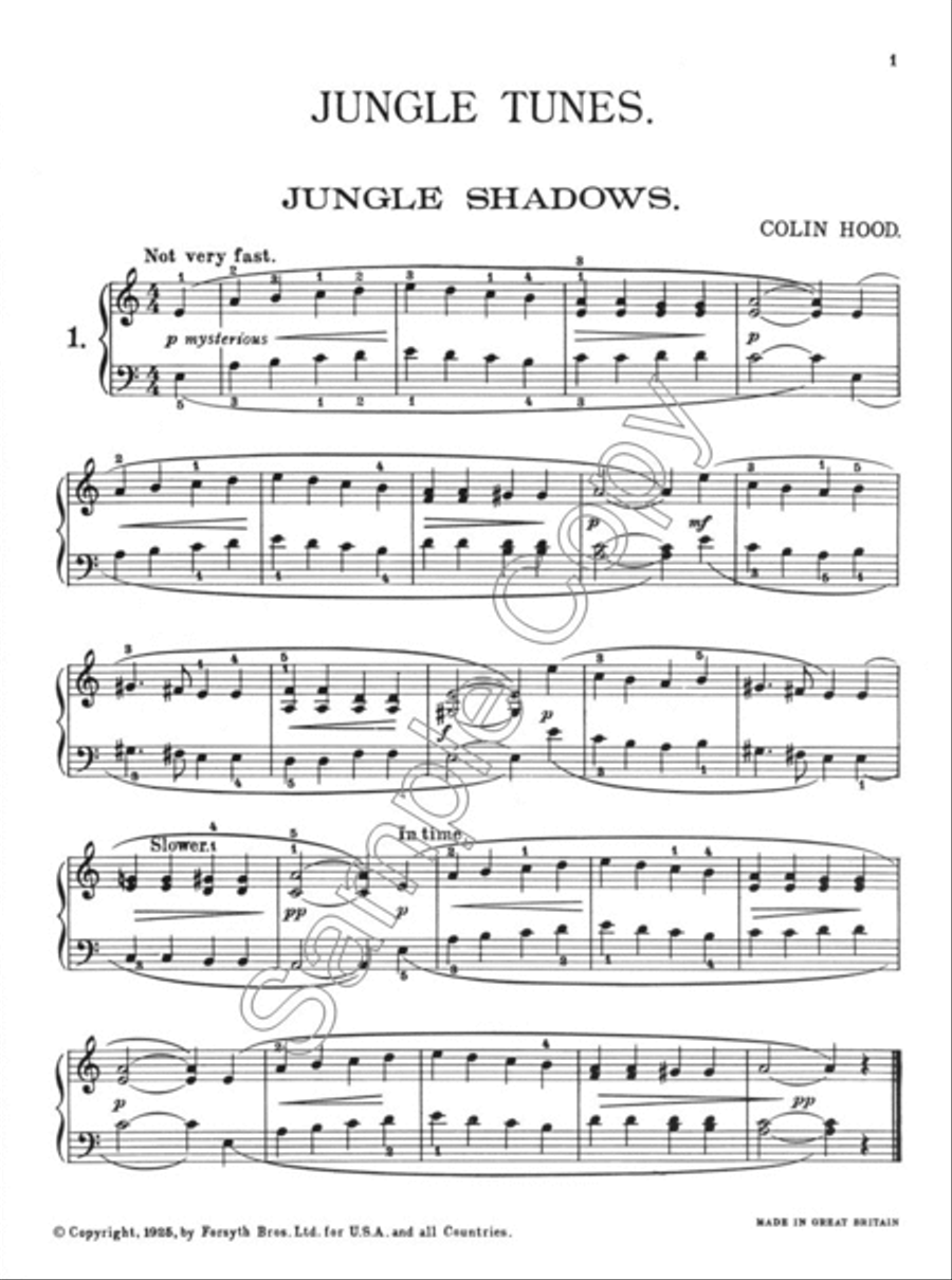 Jungle Tunes Piano Solo scores gallery preview page 2
