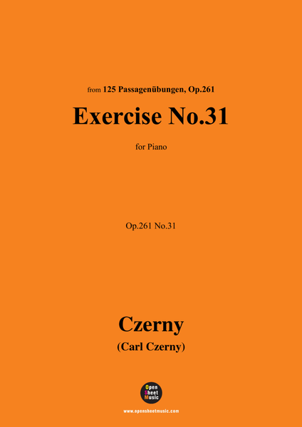 C. Czerny-Exercise No.31,Op.261 No.31 image number null