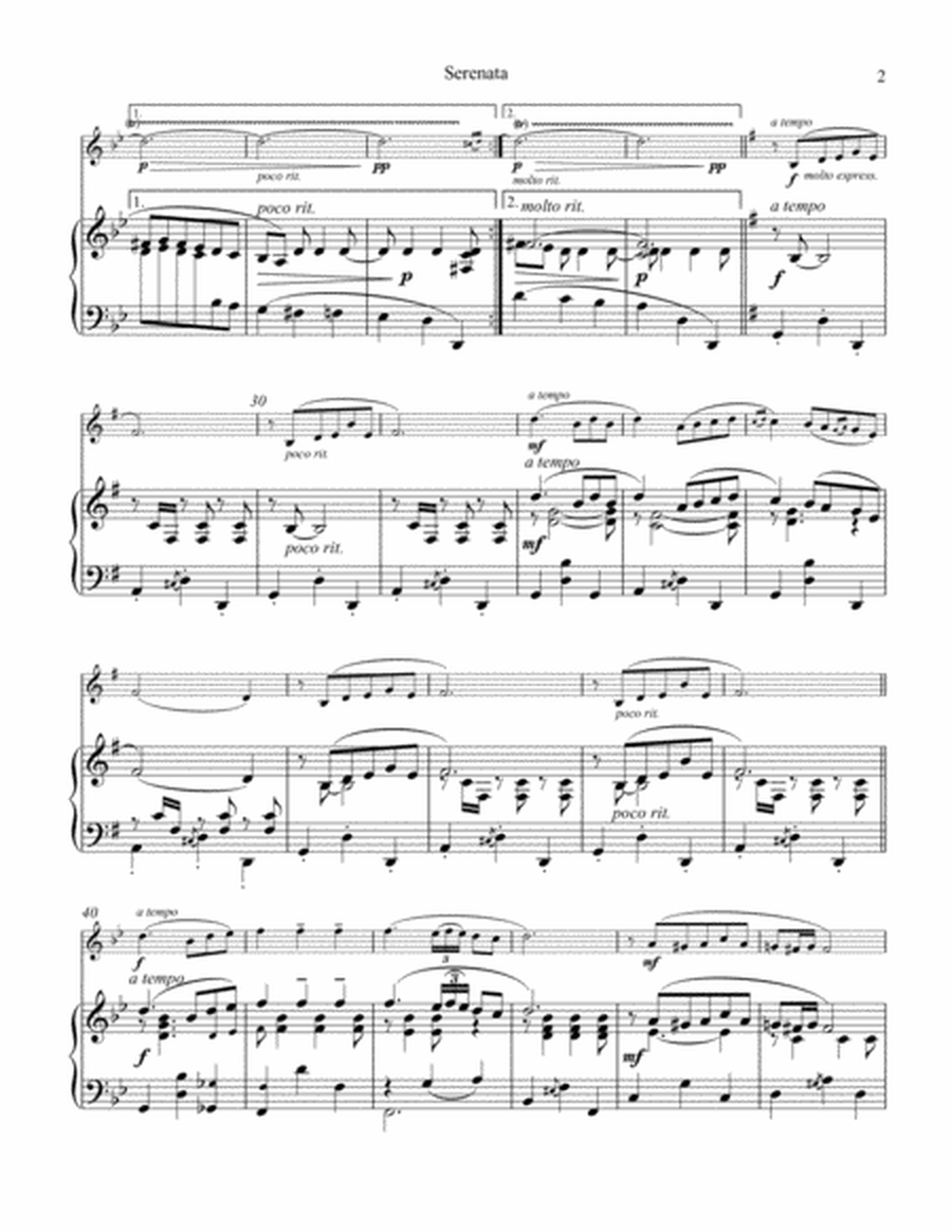 Serenata espanola for violin and piano image number null