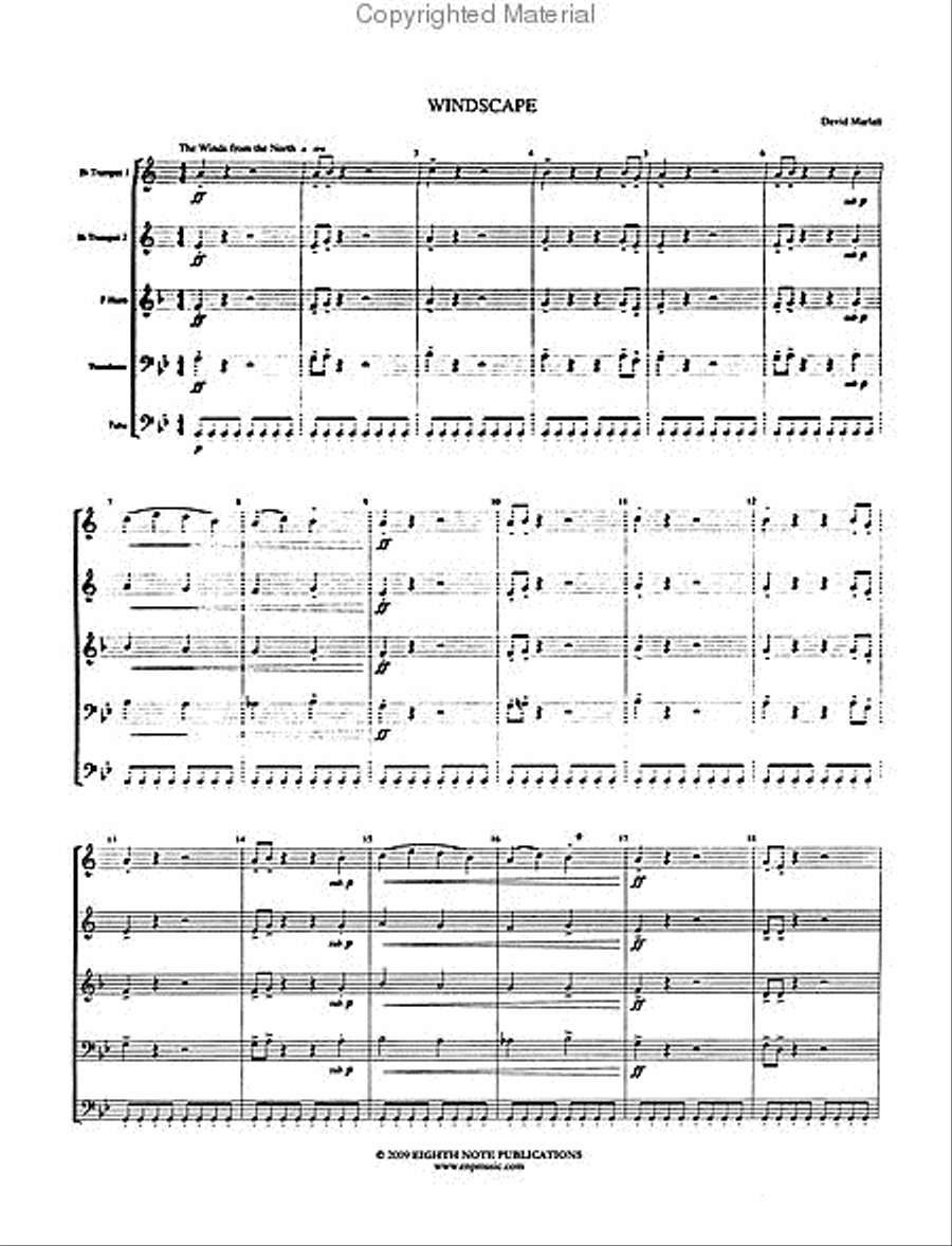 Windscape Brass Quintet scores gallery preview page 2