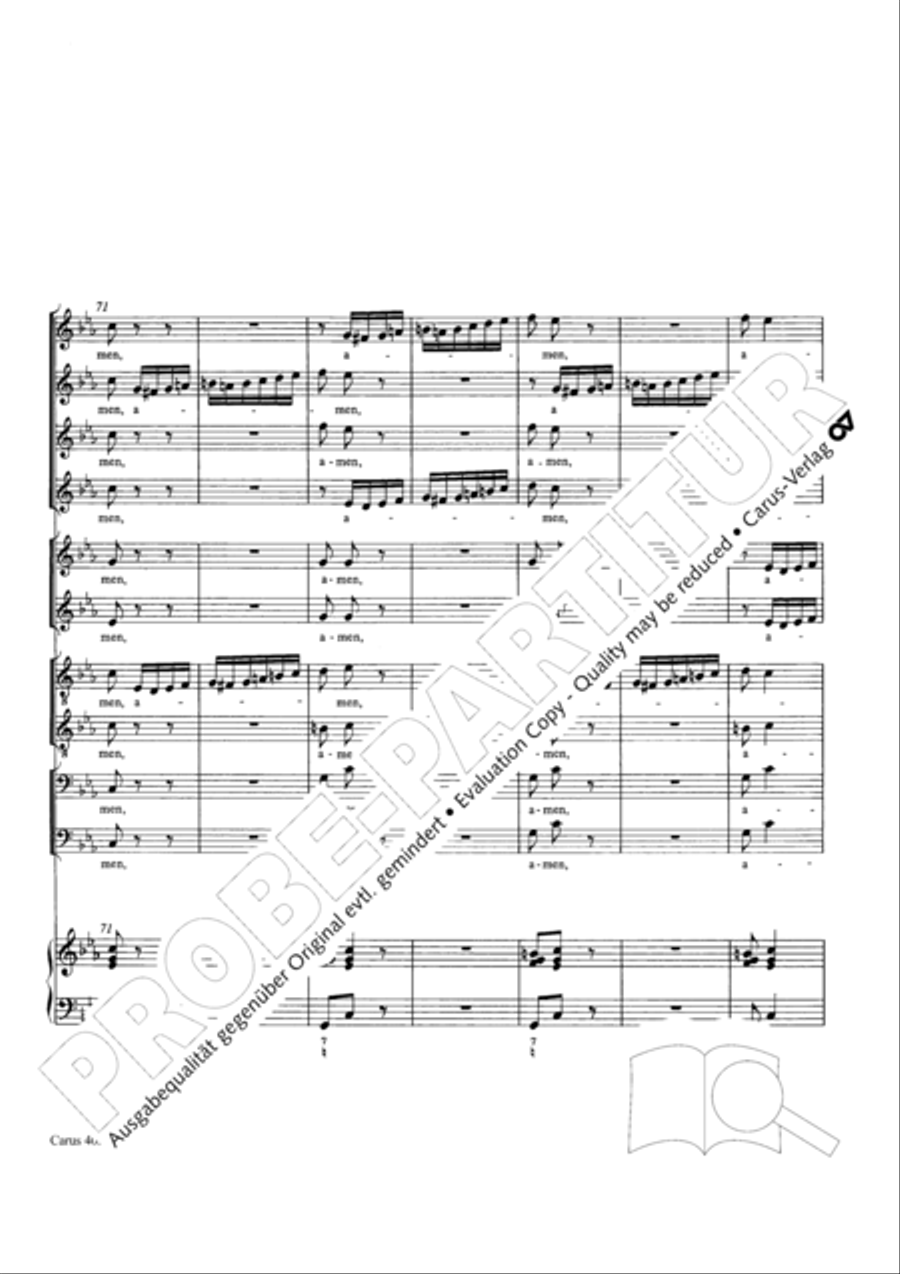 Stabat mater Choir scores gallery preview page 101