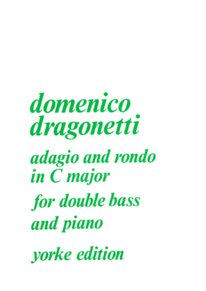 Adagio & Rondo in C. DB & Pf