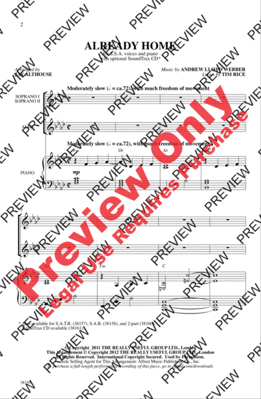 Already Home Women's Choir scores gallery preview page 2