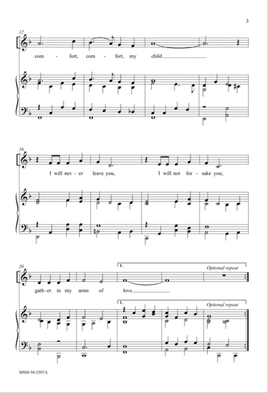 Two Songs of Hope 4-Part scores gallery preview page 2
