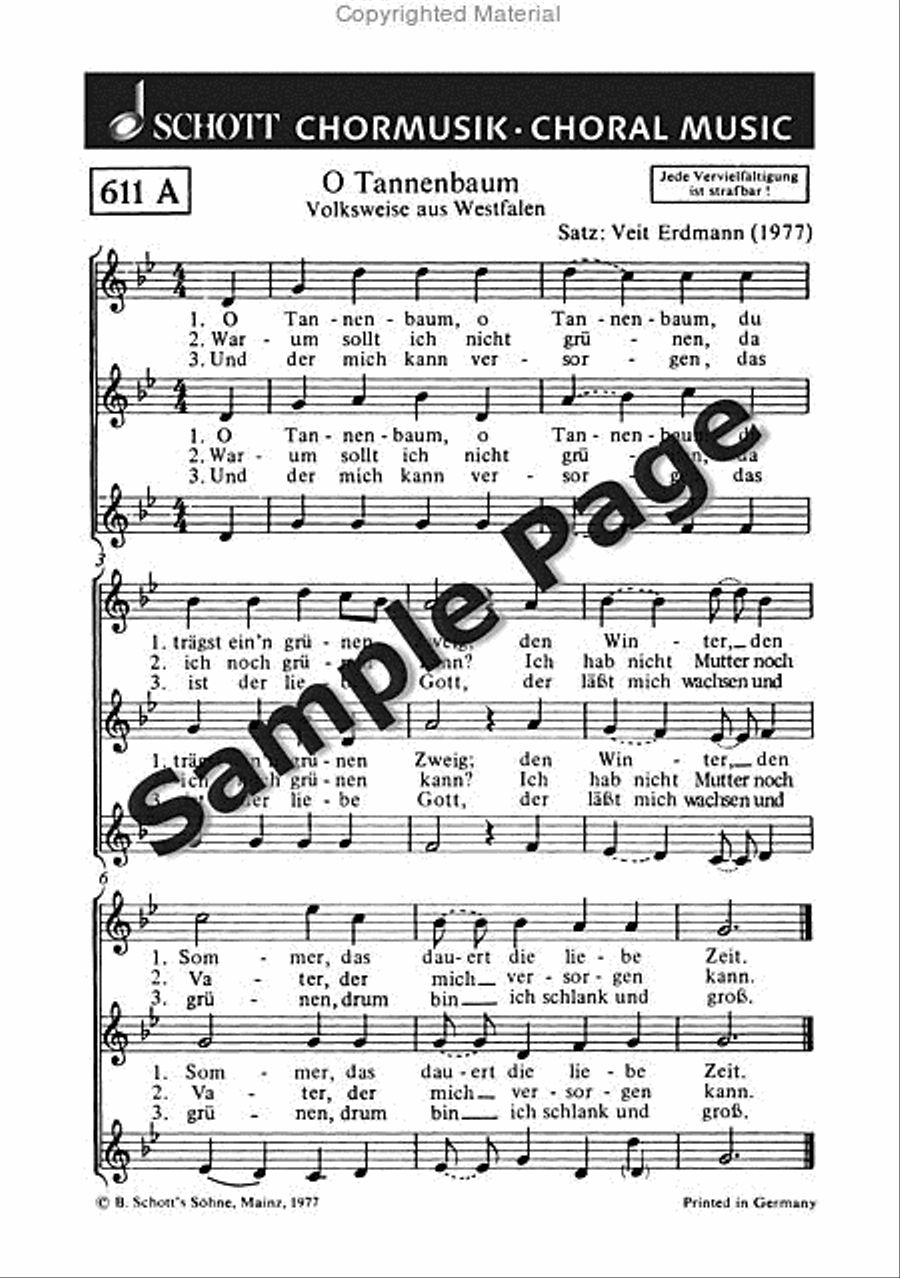 Erdmann V O Tannenbaum SMezA scores gallery preview page 2