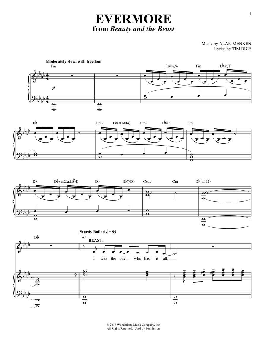 Evermore (from Beauty and the Beast)