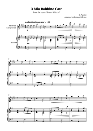O Mio Babbino Caro - for baritone sax solo (with piano accompaniment)