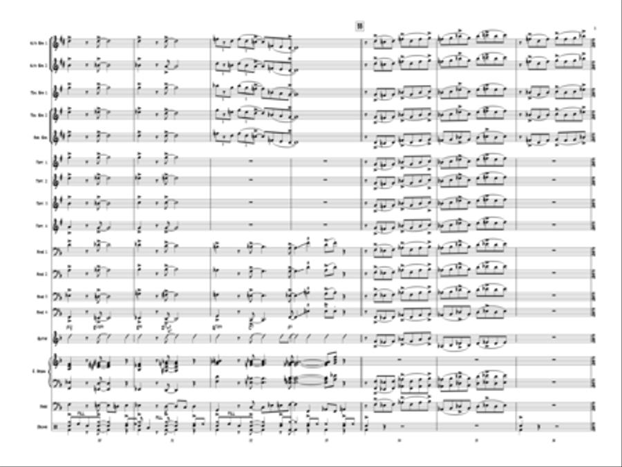 Sax Education Jazz Ensemble scores gallery preview page 6