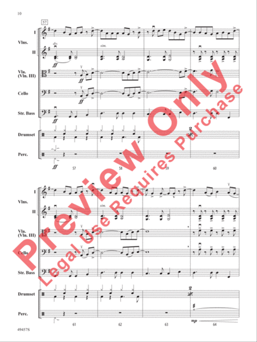 She Had Me at Heads Carolina String Orchestra scores gallery preview page 11