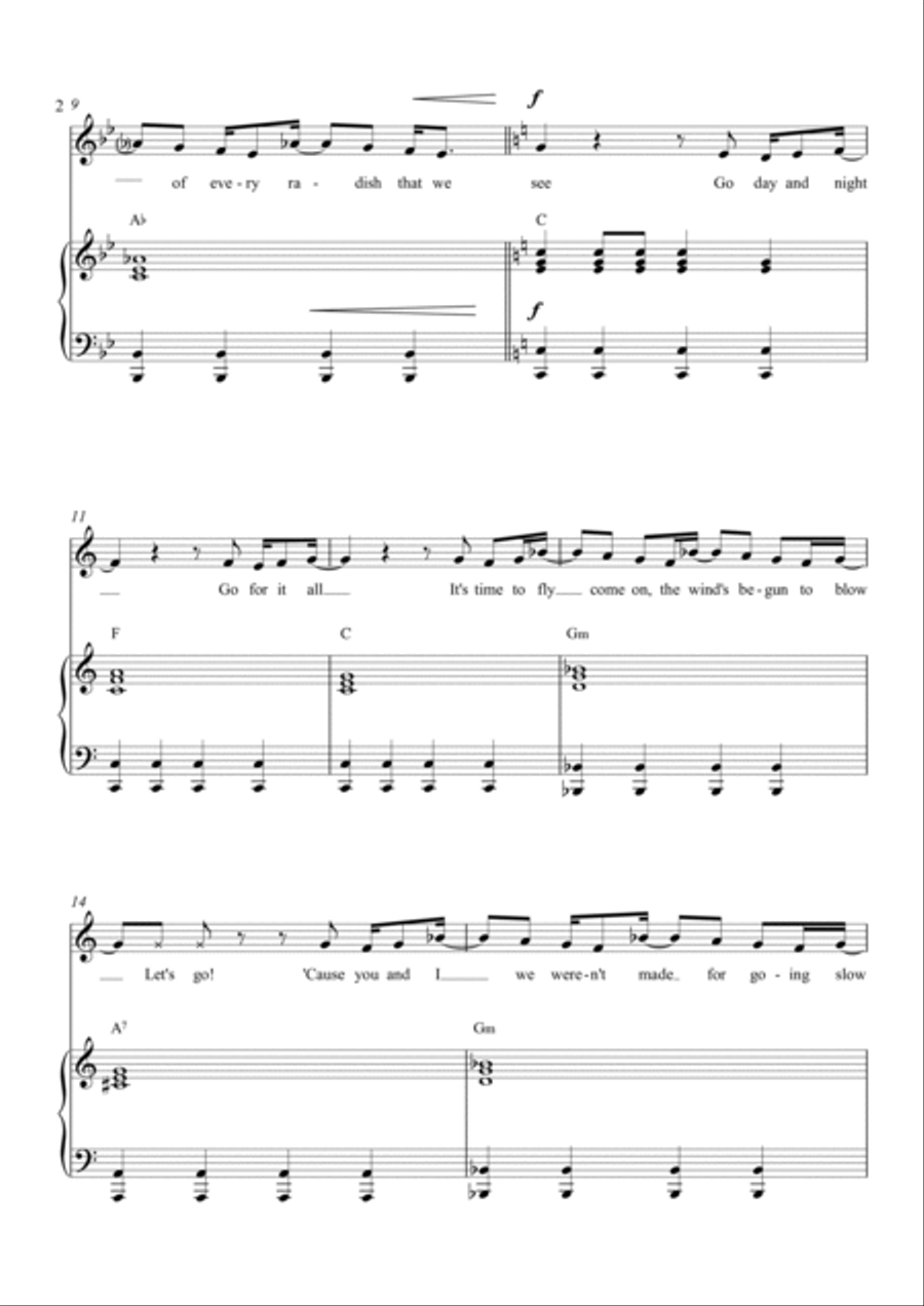 Peter Rabbit Theme Song Piano, Vocal, Guitar scores gallery preview page 2