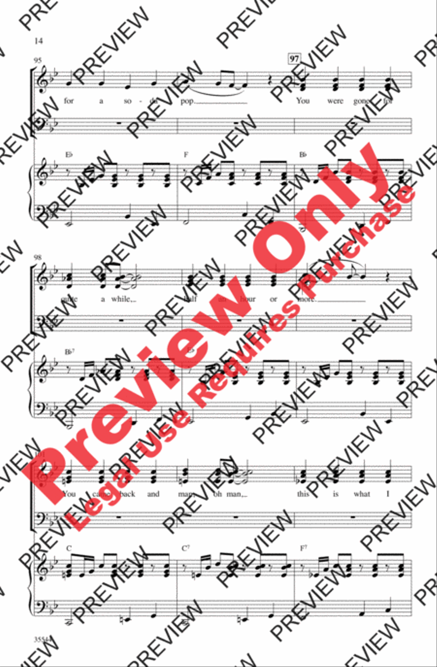 We Love the '50s We Love the '50s 4-Part scores gallery preview page 14