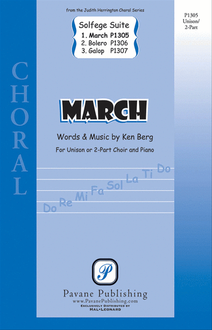 March March Unison Choir scores gallery preview page 1