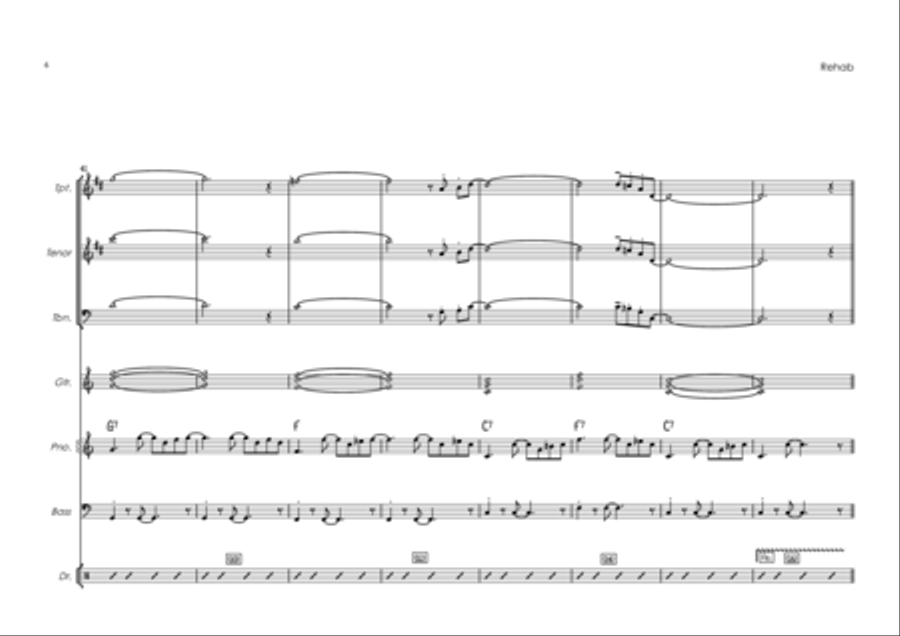 Rehab Jazz Ensemble scores gallery preview page 6