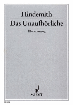 Book cover for Das Unaufhorliche