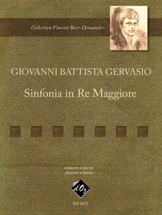 Book cover for Sinfonia in Sol Maggiore