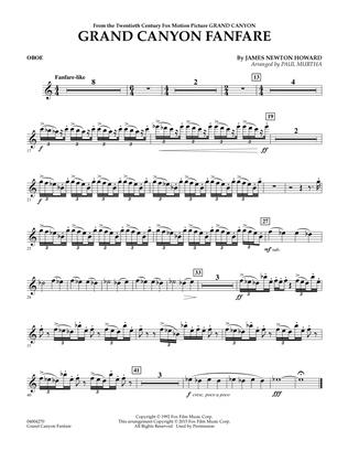 Grand Canyon Fanfare - Oboe