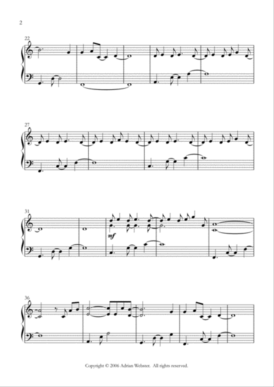 Leaving - CrusaderBeach - Sad Emotional Piano Solo Piano Solo scores gallery preview page 2