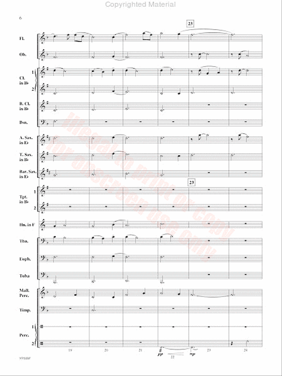 Amazing Grace Amazing Grace Concert Band scores gallery preview page 7