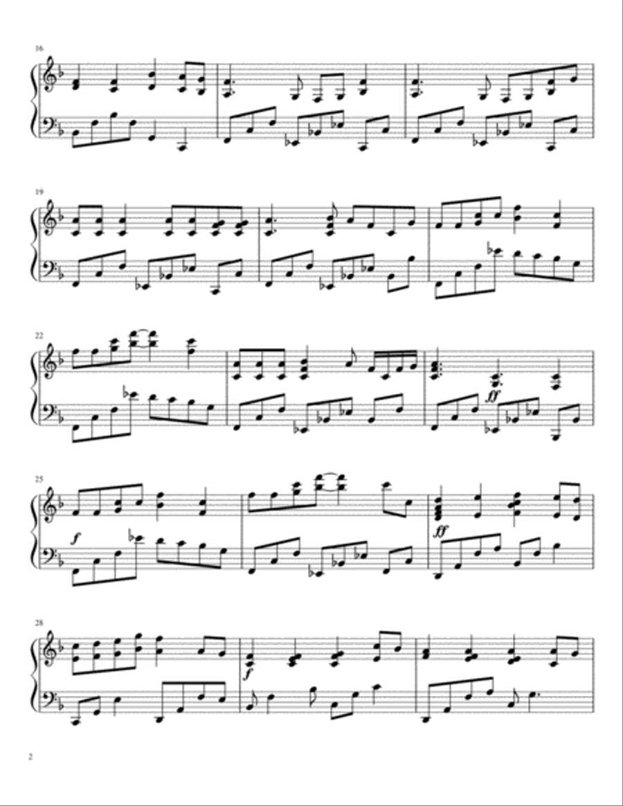 Do You Hear What I Hear Piano Solo scores gallery preview page 2