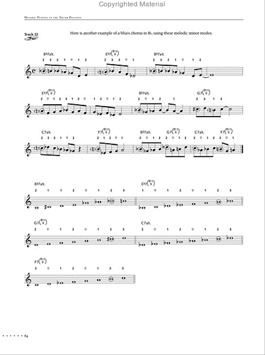 Melodic Playing in the Thumb Position Double Bass scores gallery preview page 12