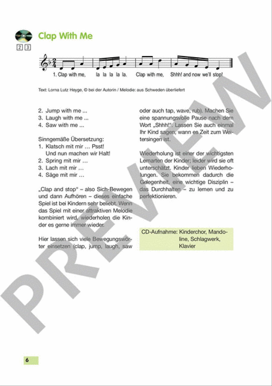Singing in English Singing in English CD scores gallery preview page 5