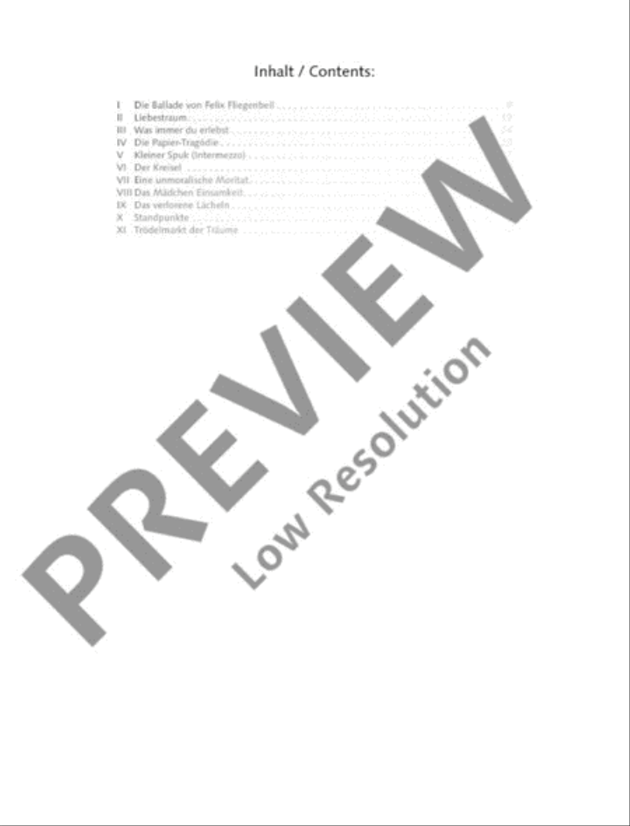 Trödelmarkt der Träume Voice scores gallery preview page 8