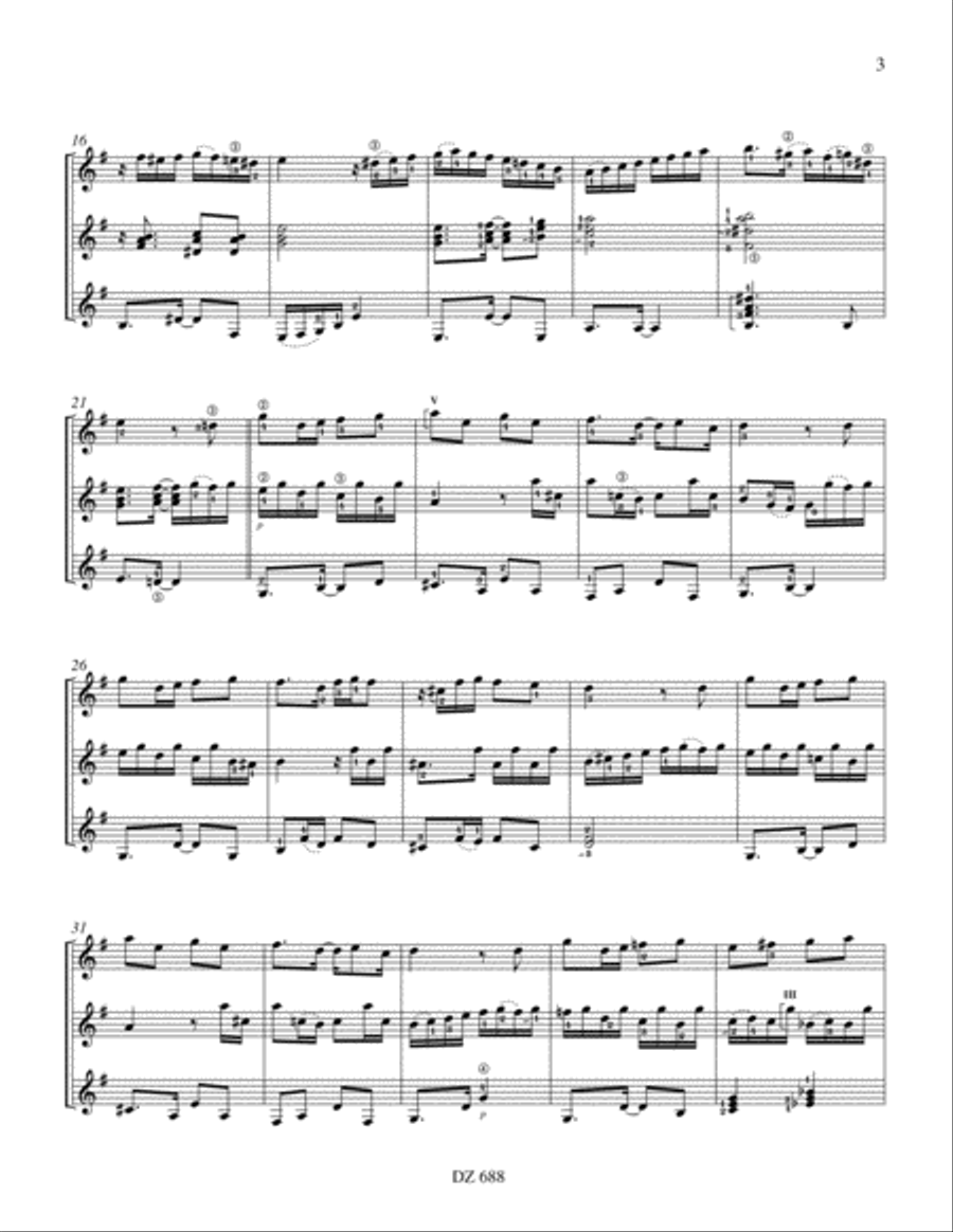 Liliana Guitar Ensemble scores gallery preview page 3