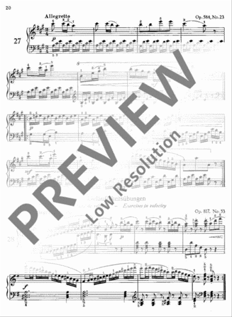 The practical Czerny Piano Solo scores gallery preview page 21