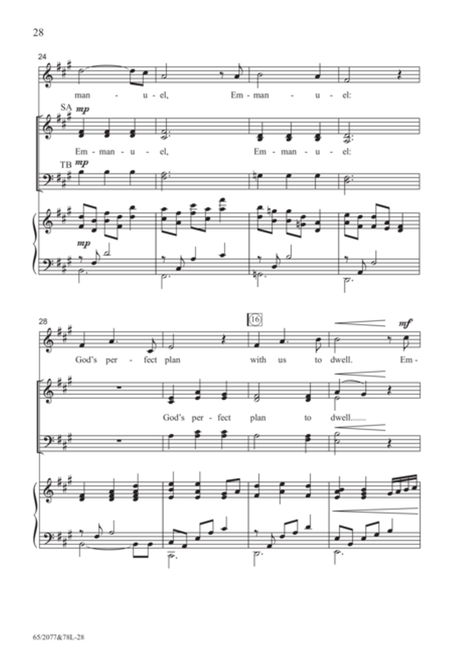 Jesus! - SATB Score with Performance CD 4-Part scores gallery preview page 13