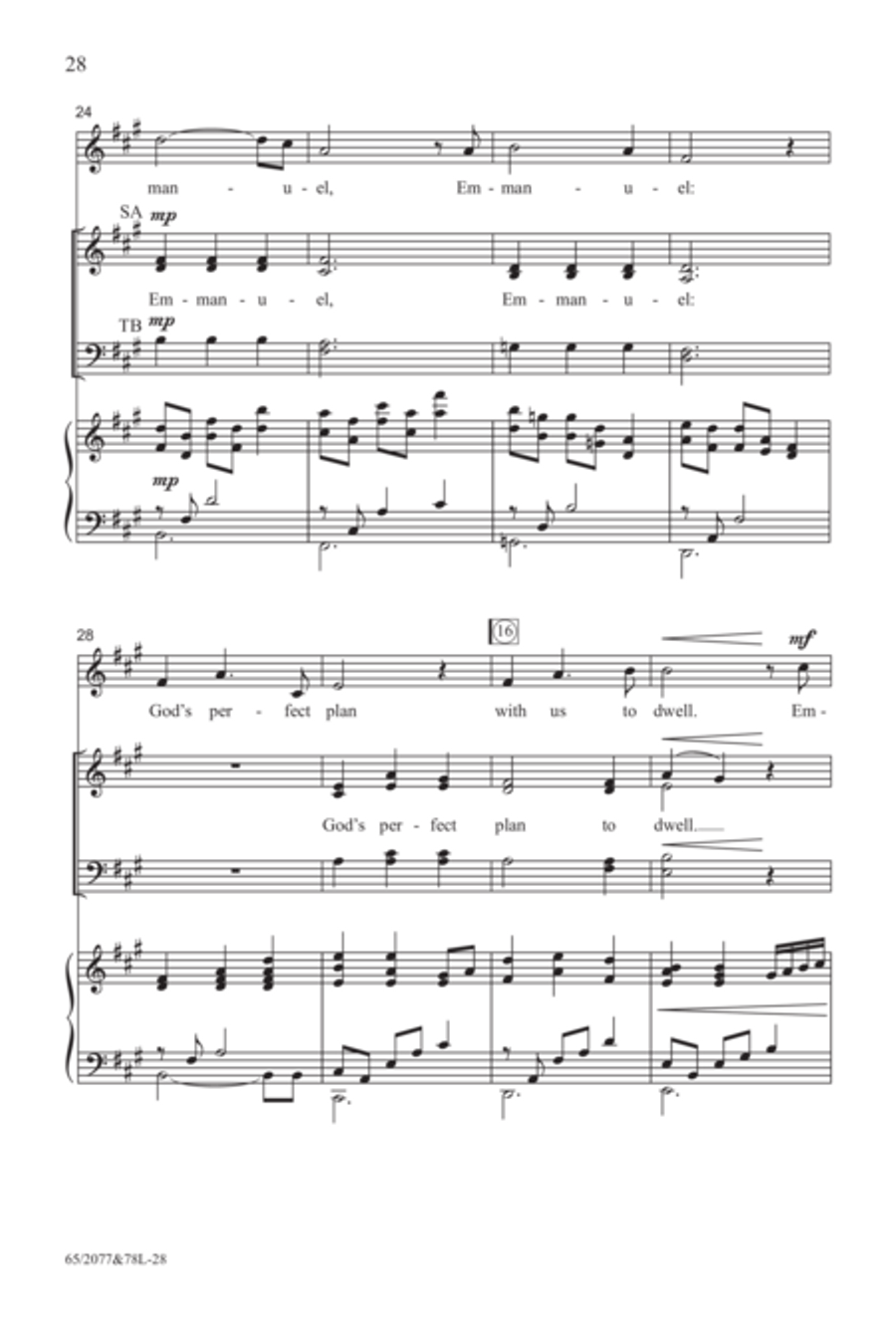 Jesus! - SATB Score with Performance CD image number null