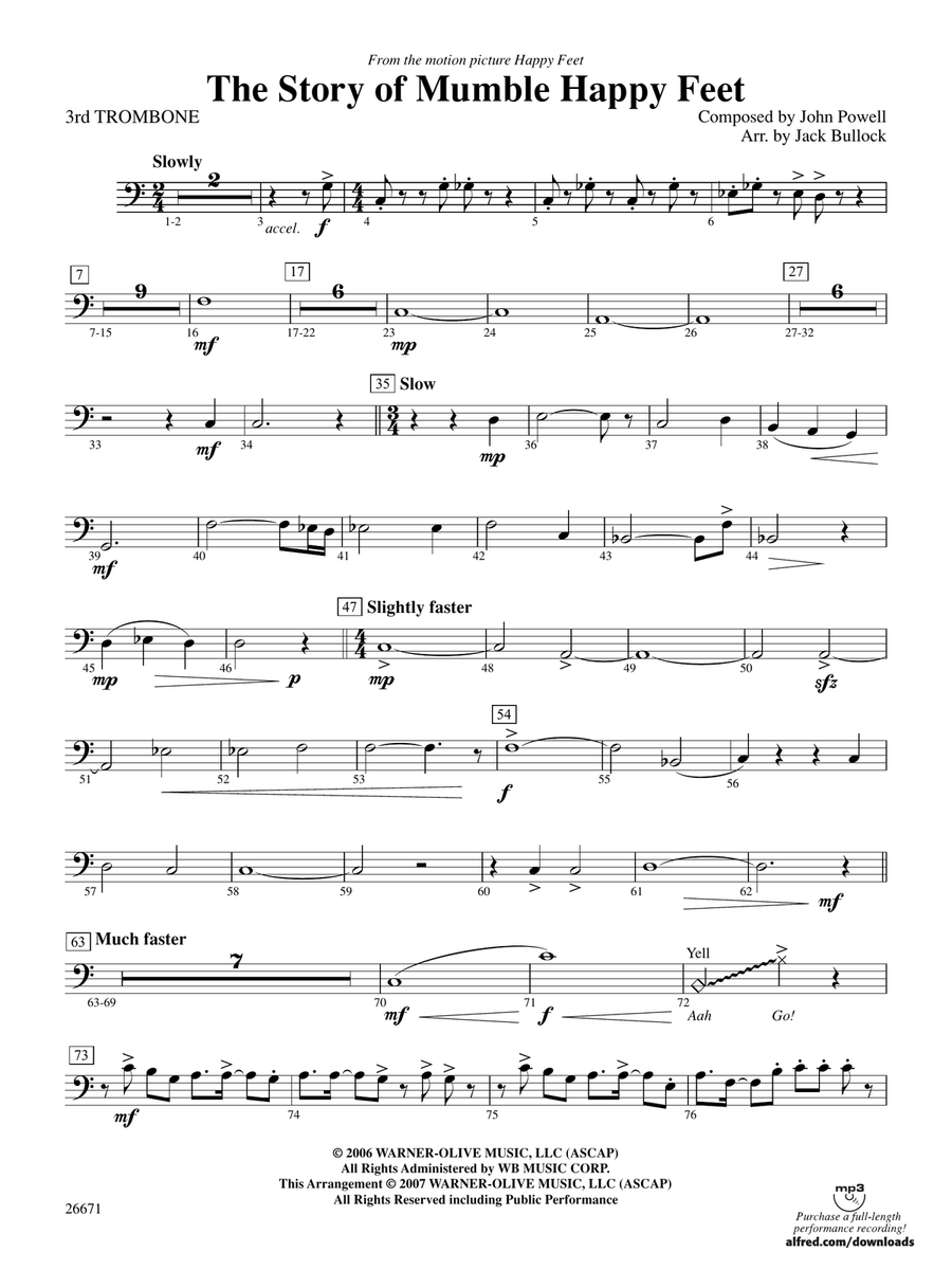 The Story of Mumble Happy Feet: 3rd Trombone