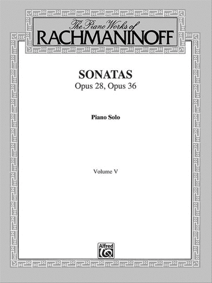 The Piano Works of Rachmaninoff, Volume 5 Piano Solo scores gallery preview page 1