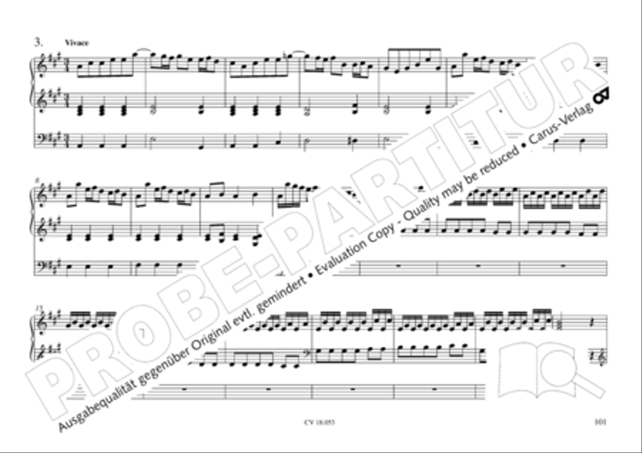 Das Husumer Orgelbuch von 1758 Organ Solo scores gallery preview page 102