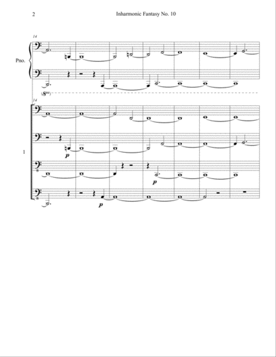 [Howe] Inharmonic Fantasy No. 10 Piano Solo scores gallery preview page 6