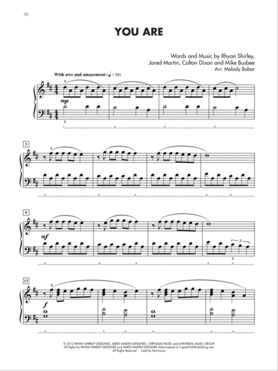 Christian Hits for Teens, Book 3 Piano Solo scores gallery preview page 5
