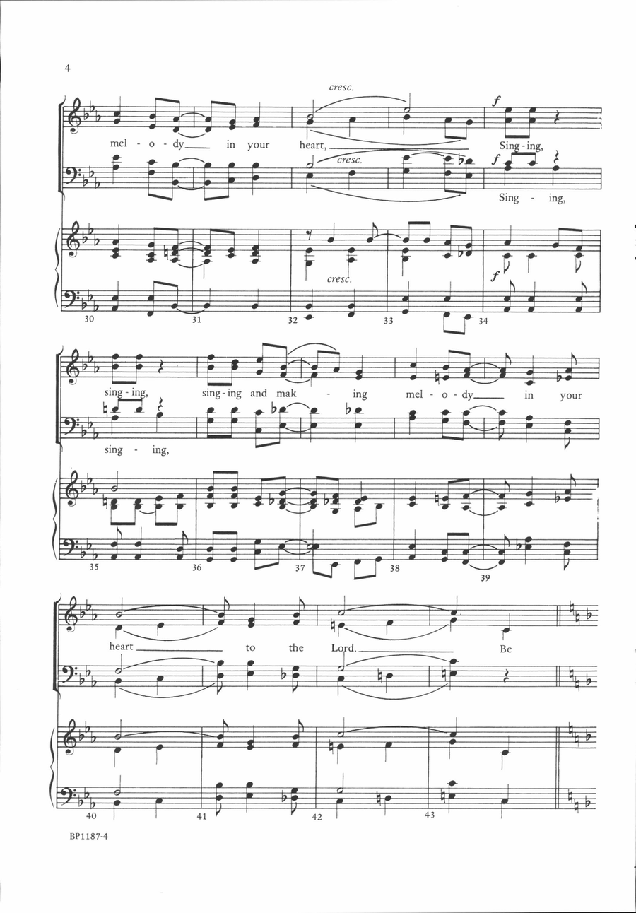 A Spiritual Song 4-Part scores gallery preview page 4