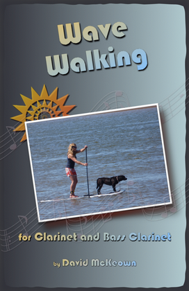 Book cover for Wave-Walking, for Clarinet and Bass Clarinet Duet