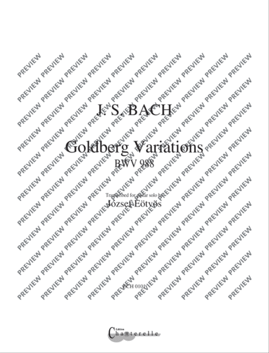 Goldberg Variations Goldberg Variations Classical Guitar scores gallery preview page 2