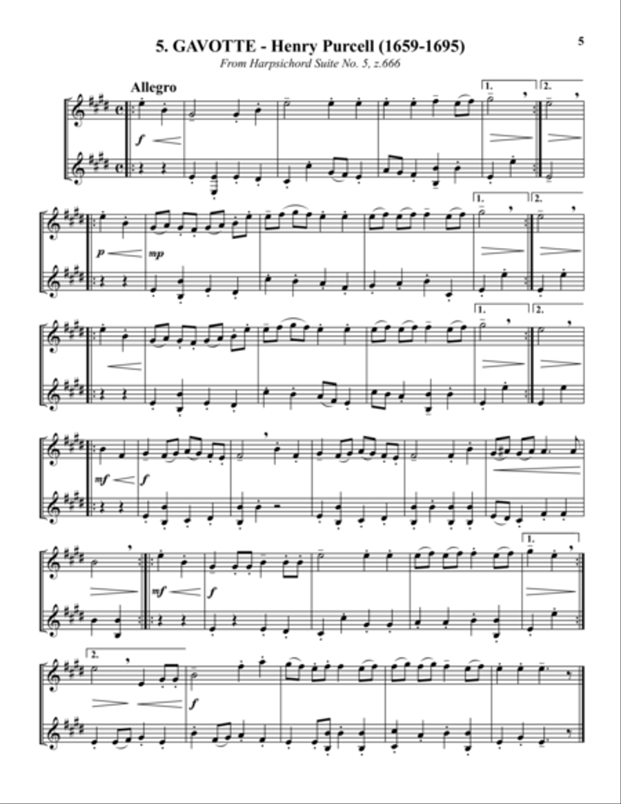 20 Duets for Horn Brass Duet scores gallery preview page 5