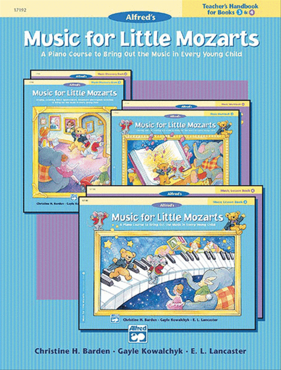 Music for Little Mozarts Teacher's Handbook, Book 3 & 4 Piano Method scores gallery preview page 1