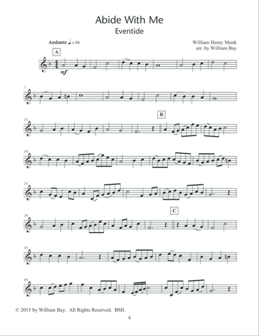 Hymns For Unaccompanied Trumpet Bugle scores gallery preview page 5