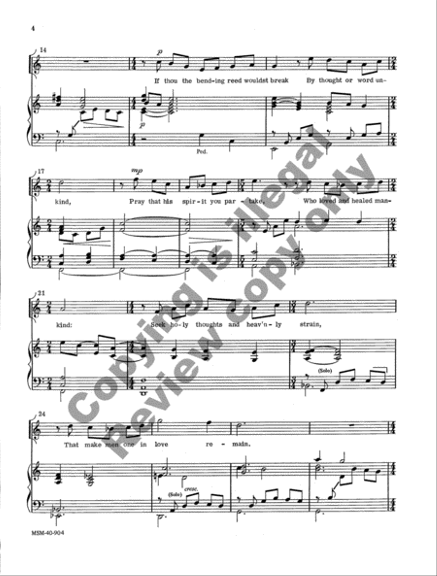 Love High Voice scores gallery preview page 4