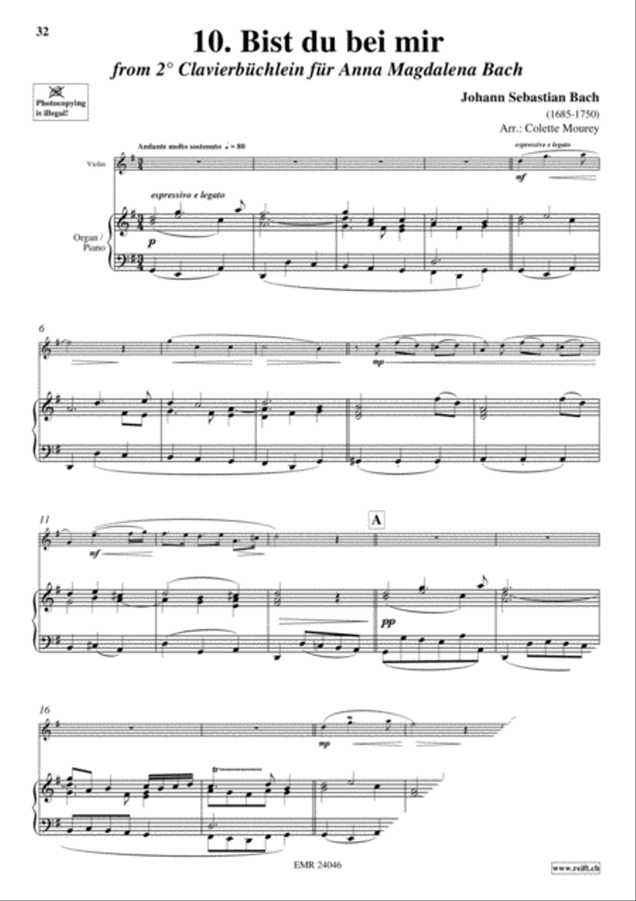 40 Greatest Baroque Hits Volume 1 Violin Solo scores gallery preview page 12