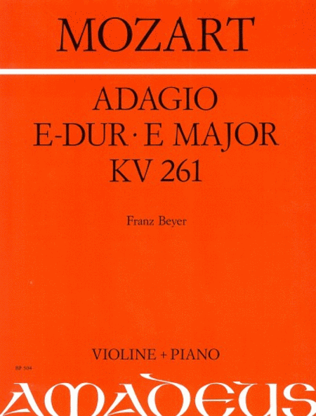 Adagio E major KV 216