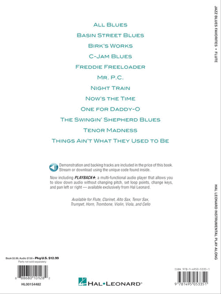 Jazz Blues Favorites Jazz Blues Favorites Flute Solo scores gallery preview page 5