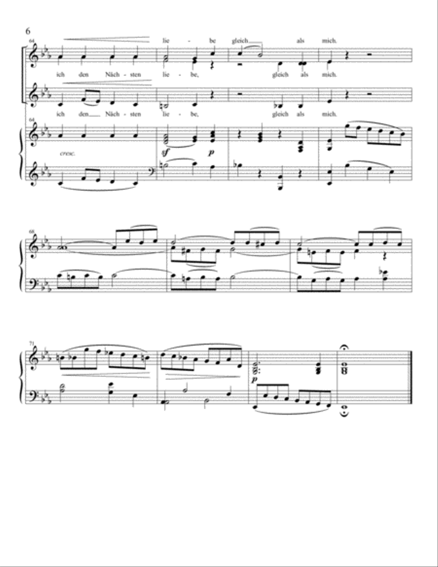 Gellertlieder (SSA) SSA scores gallery preview page 6
